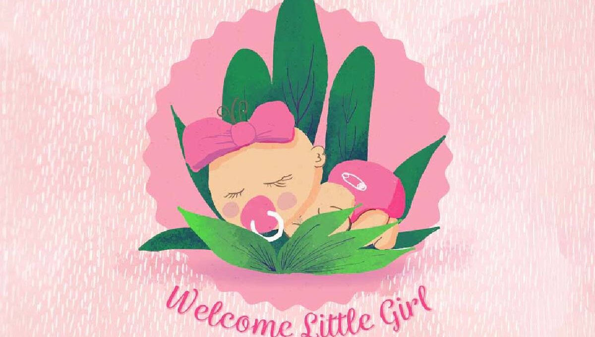 Welcome Status for New Born Baby Girl