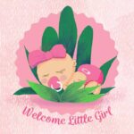 Welcome Status for New Born Baby Girl